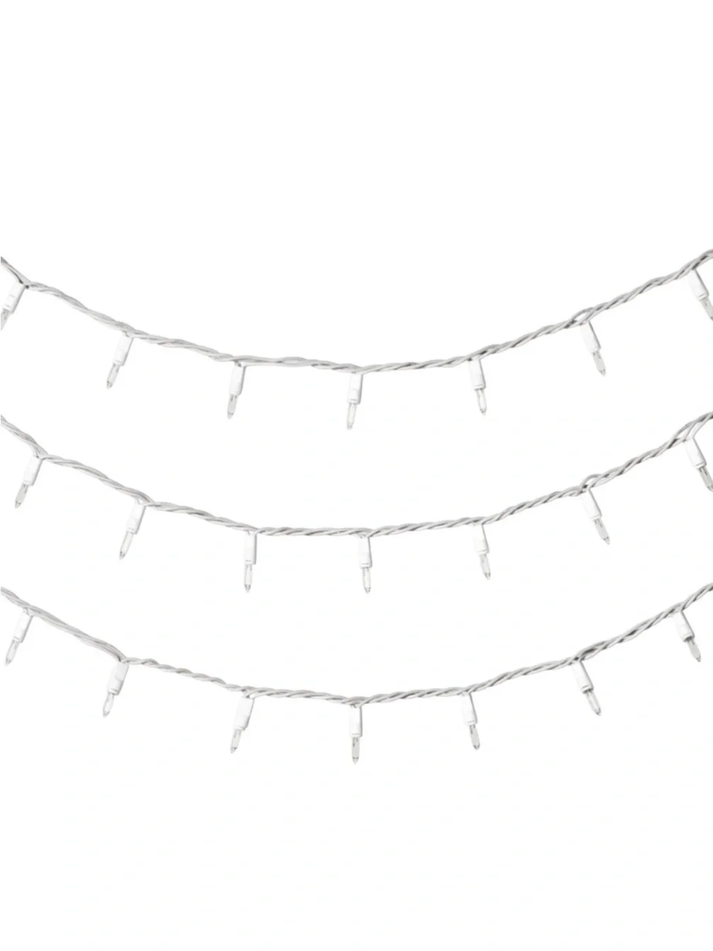 Target Wondershop 50 Clear Mini String Lights White Wire Indoor Outdoor 13ft NIB